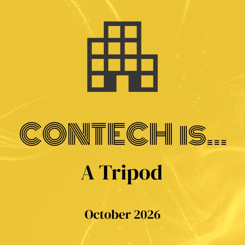 Cover Image for 'ConTech is…' A Tripod