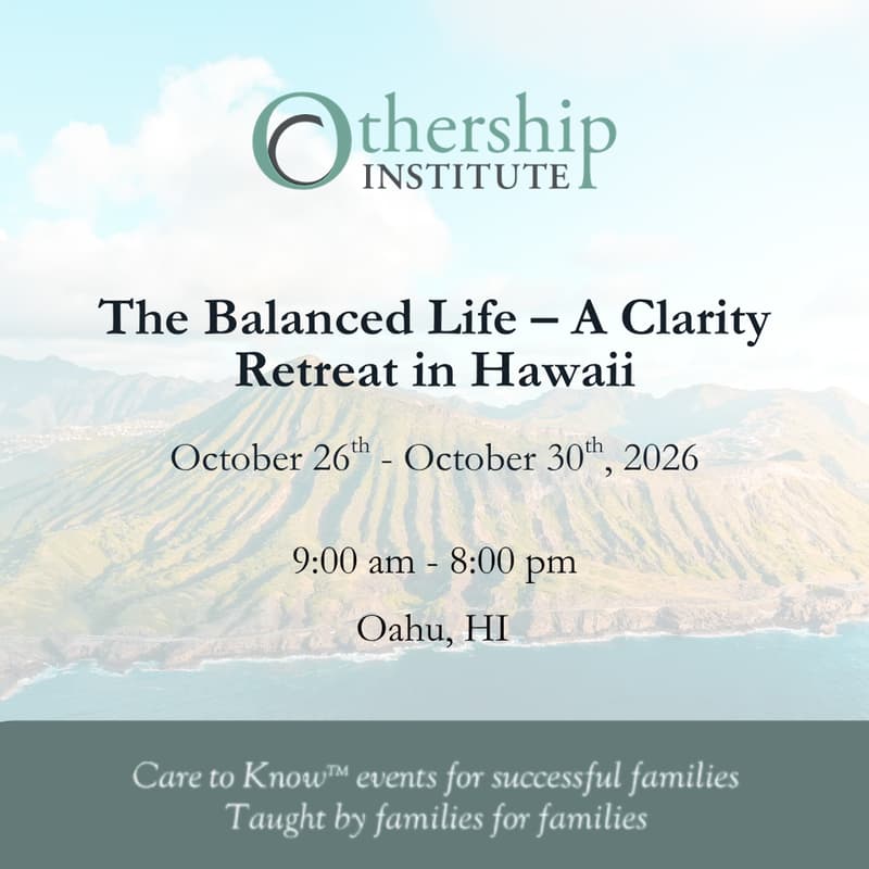 Cover Image for The Balanced Life: A Clarity Retreat in Hawaii