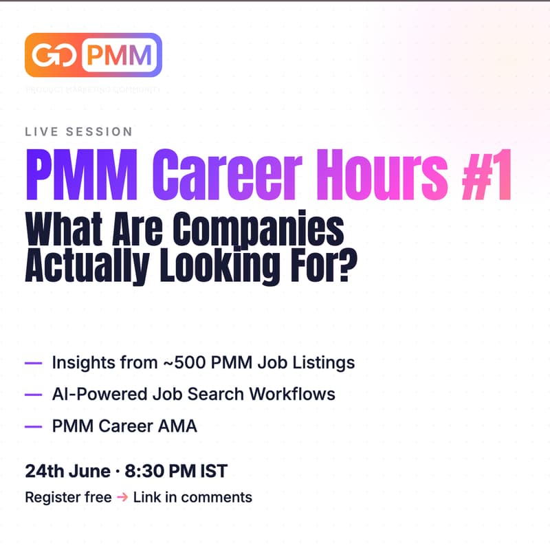 Cover Image for PMM Career Hours #1: What Are Companies Actually Looking For?