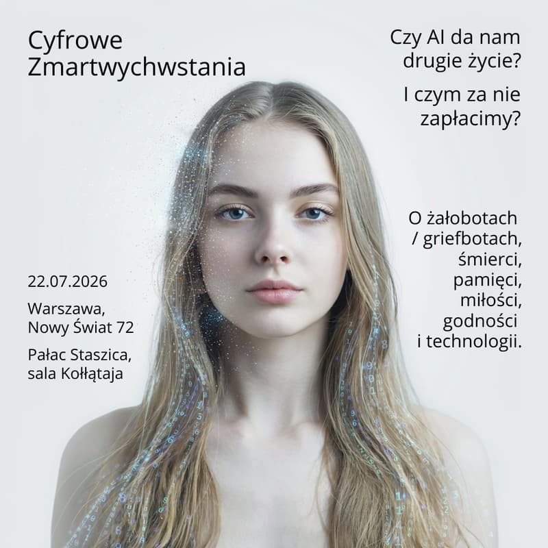 Cover Image for Cyfrowe zmartwychwstania. Czy sztuczna inteligencja potrafi ożywić nas po śmierci?