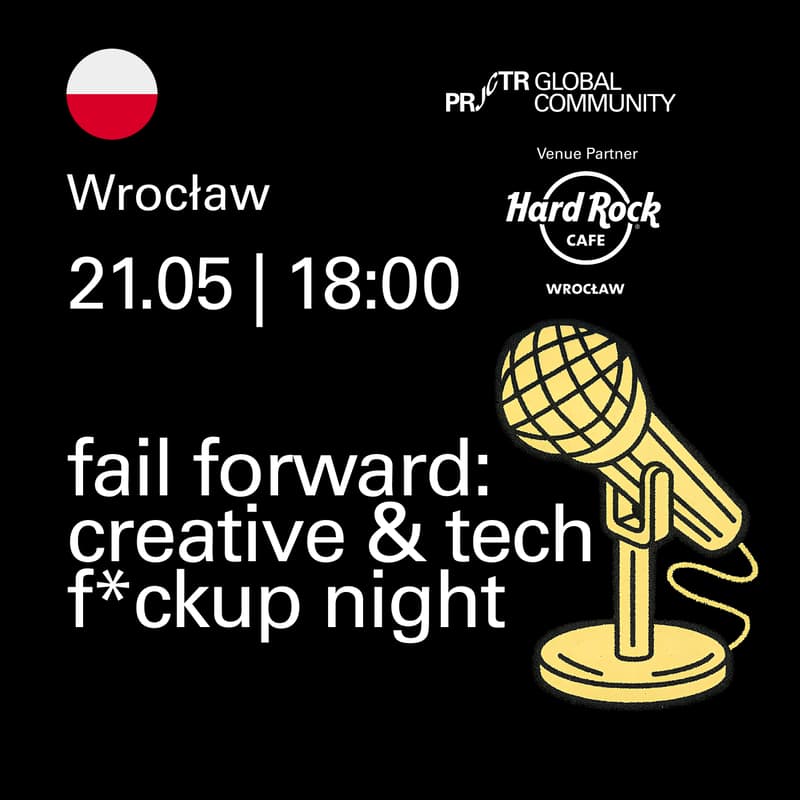 Cover Image for Wroclaw. Creative & Tech F*uckup Night