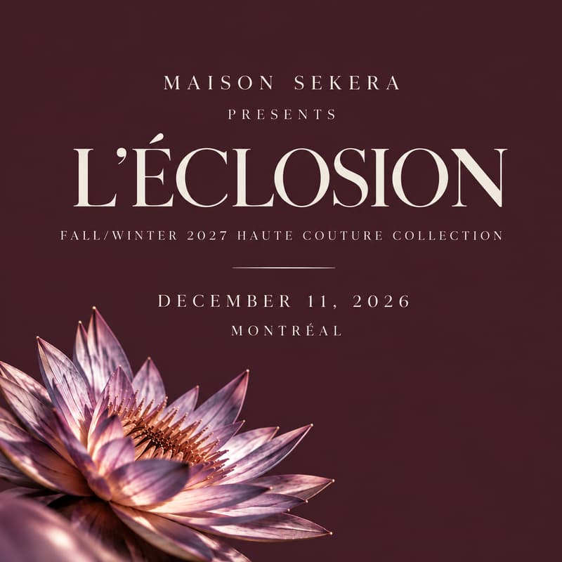 Cover Image for MAISON SEKERA PRESENTS — L’ÉCLOSION