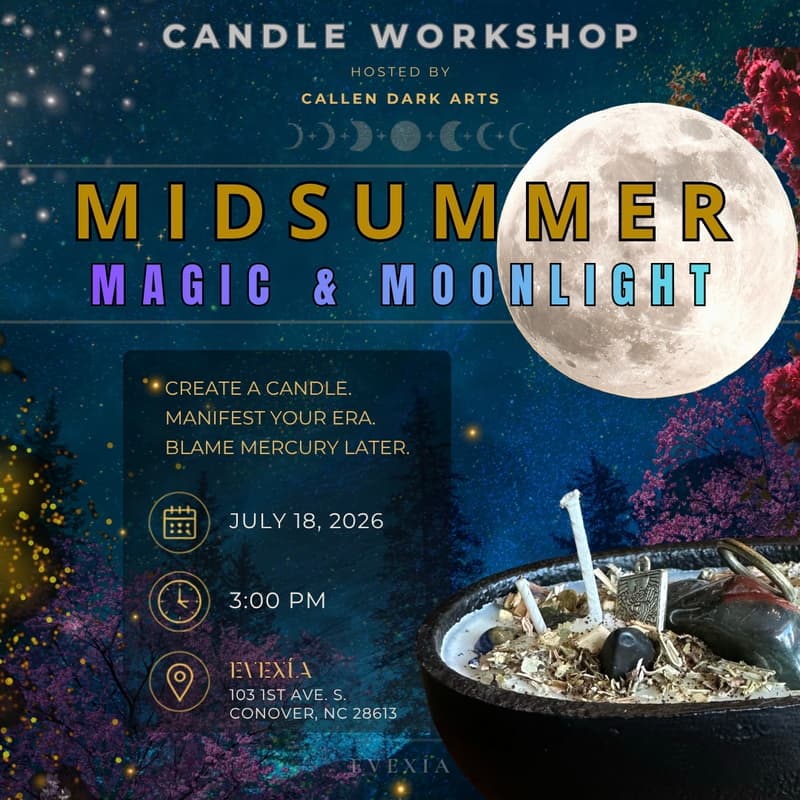 Cover Image for Midsummer Magic & Moonlight Candle Workshop