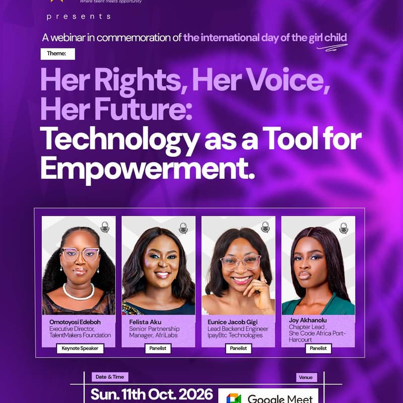 Cover Image for Her Rights, Her Voice, Her Future: Technology as a Tool for Empowerment.