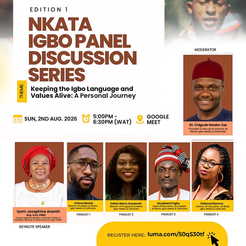 Cover Image for Nkata Igbo Panel Discussion (Edition 1)