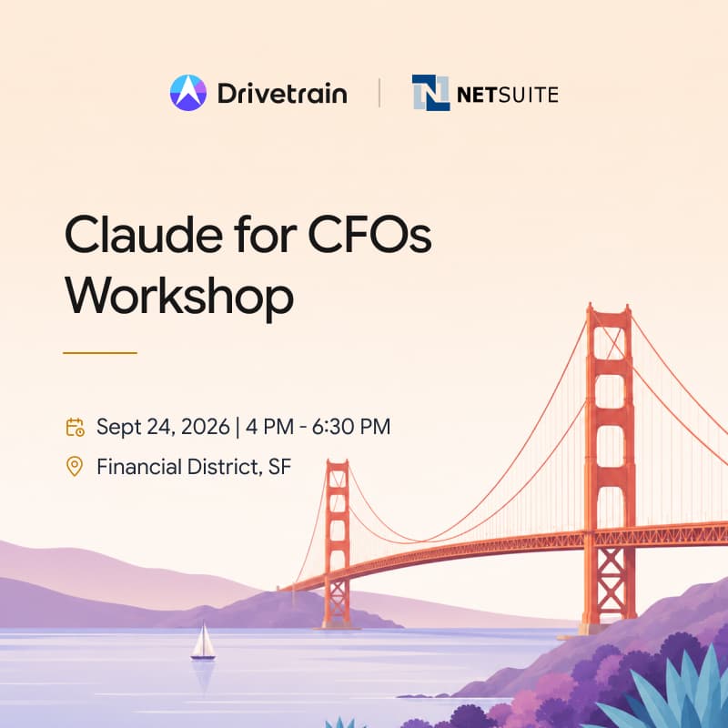Cover Image for Drivetrain + NetSuite: Claude for CFOs SF