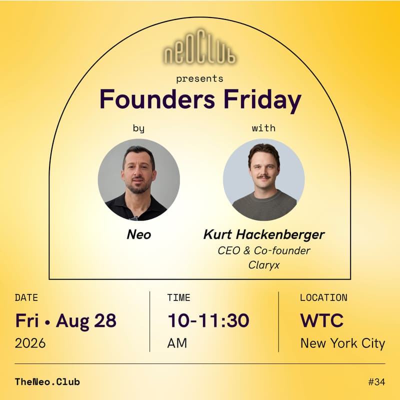 Cover Image for Founders Friday by Neo with Kurt Hackenberger