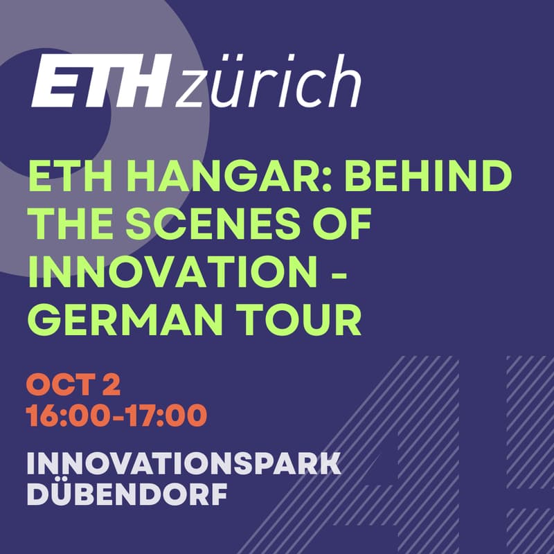 Cover Image for ETH Hangar: Behind the Scenes of Innovation - German Tour