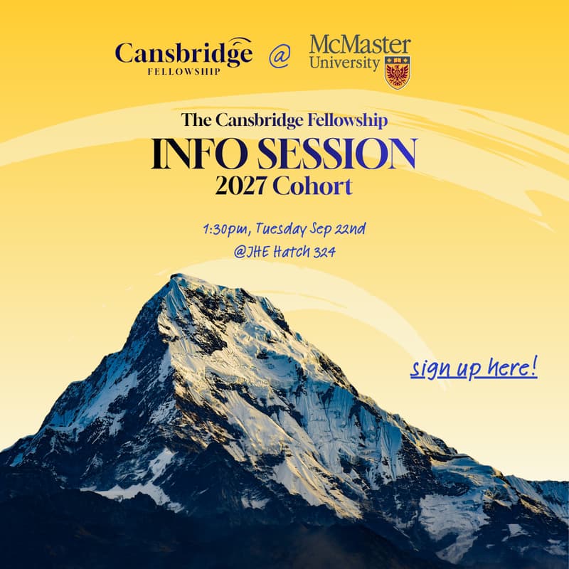 Cover Image for Cansbridge 2027 Info Session @McMaster