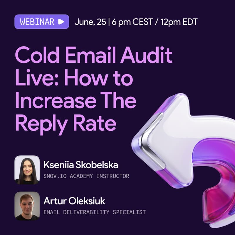 Cover Image for Cold Email Audit Live: How to Increase the Reply Rate