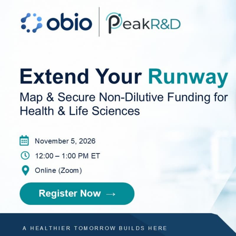 Cover Image for Extend Your Runway: Map & Secure Non-Dilutive Funding in Health & Life Sciences