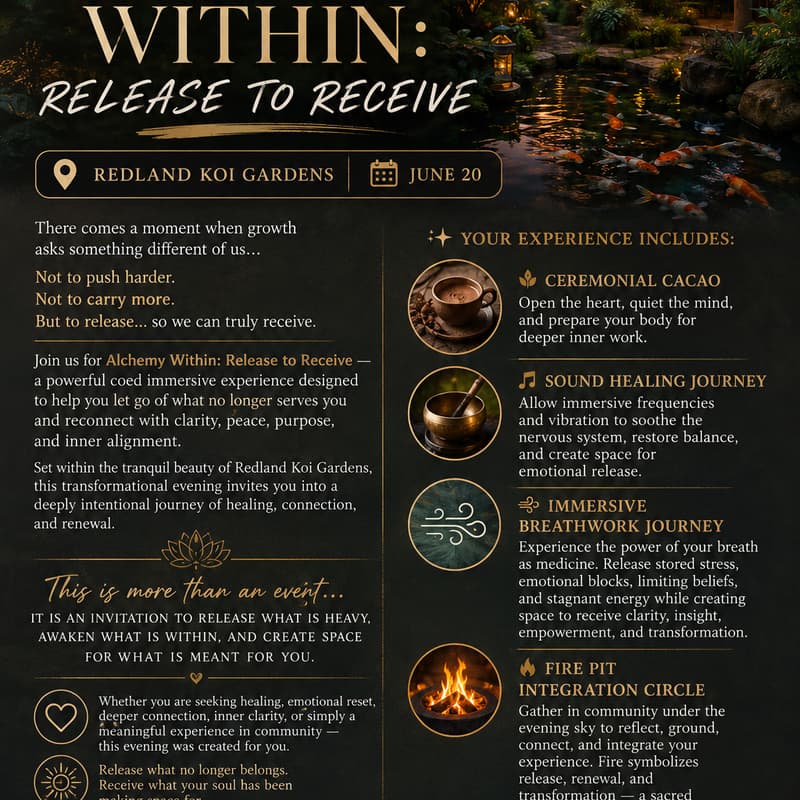 Cover Image for Alchemy Within: Release to Recieve