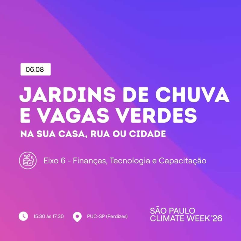 Cover Image for JARDINS DE CHUVA E VAGAS VERDES NA SUA CASA, RUA OU CIDADE