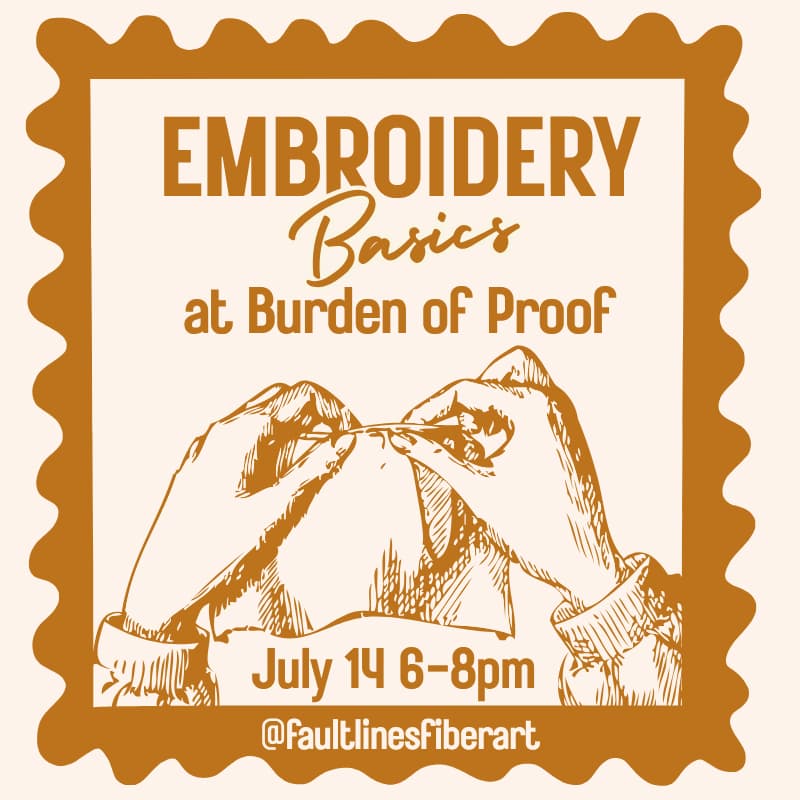Cover Image for Beginner Embroidery Workshop | Learn to Stitch with Artist Jamie Maloney