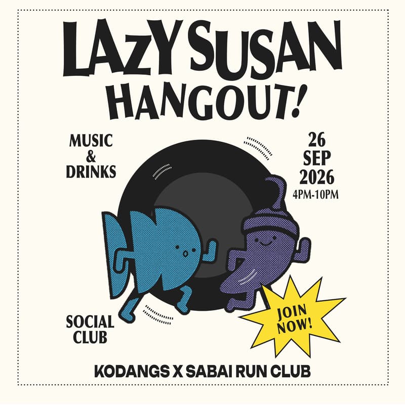 Cover Image for LAZY SUSAN HANGOUT - MERCH DROP by KODANGS x SABAI RUN CLUB