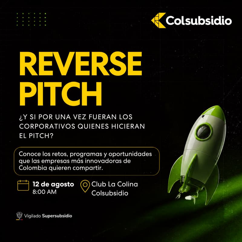 Cover Image for Reverse Pitch: Corporates & Startups Meetup by Colsubsidio