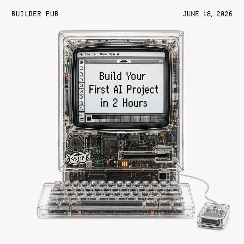 Cover Image for π Build Your First AI Project in 2 Hours: A Hands-On Workshop