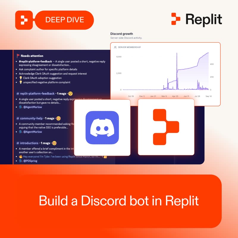 Cover Image for Build a Discord Bot in Replit (Live Deep Dive)