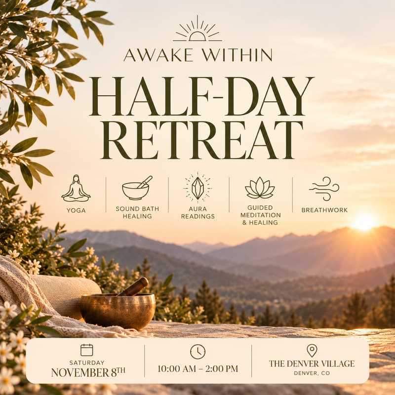 Cover Image for Awake Within Half-Day Retreat