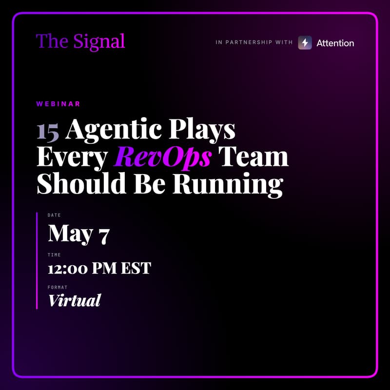 Cover Image for 15 Agentic Plays Every RevOps Team Should Be Running (from your client interactions)