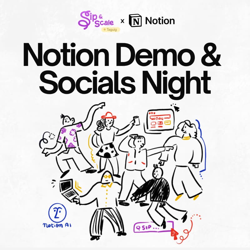 Cover Image for Sip & Scale x Notion