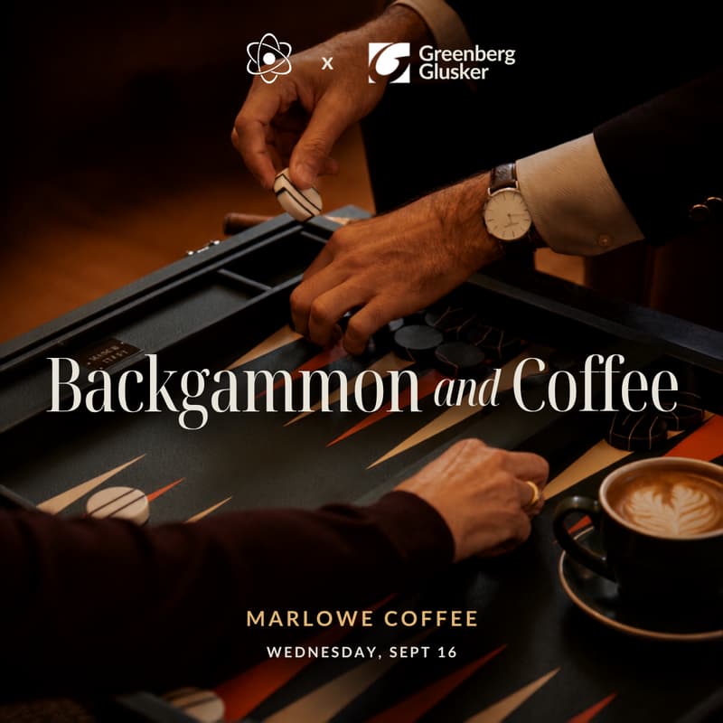 Cover Image for Backgammon and Coffee: Hosted by The Nucleus Network x Greenberg Glusker
