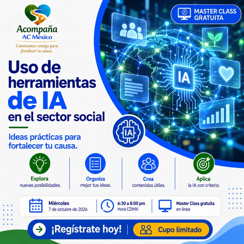 Cover Image for Master Class Uso de Herramientas de IA en el Sector Social