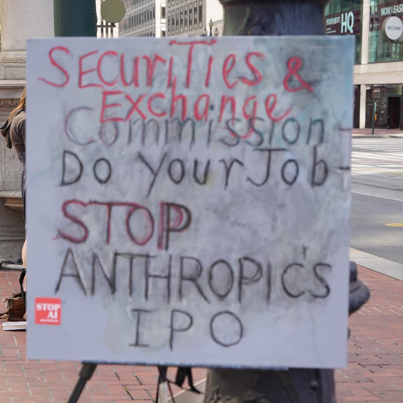 Cover Image for STOP AI - Stop Anthropic IPO