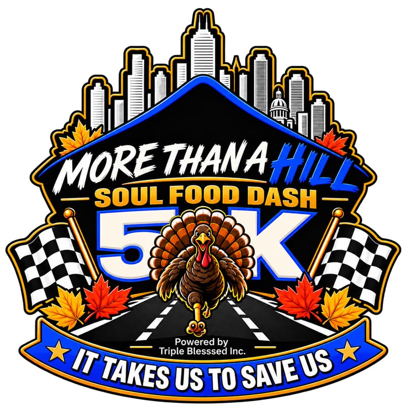 Cover Image for 🏃🏾‍♂️ SOUL FOOD DASH 5K | EAGLE CREEK PARK | NOV. 21, 2026