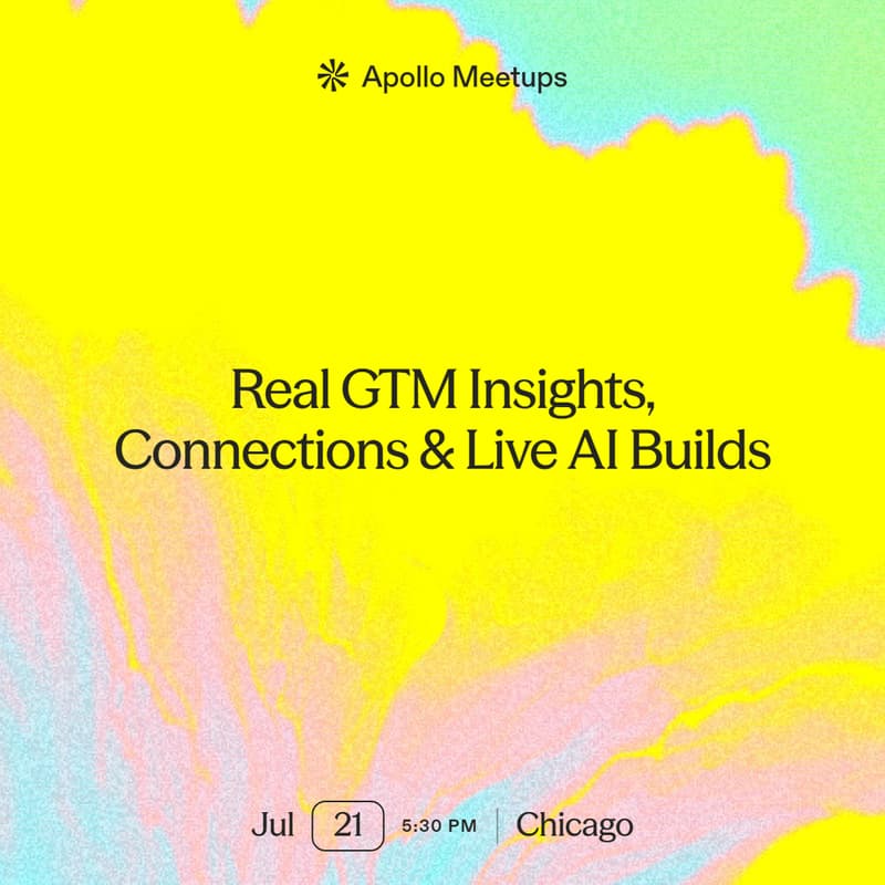 Cover Image for Apollo Chicago Meetup: GTM Insights, Connections & AI Builds