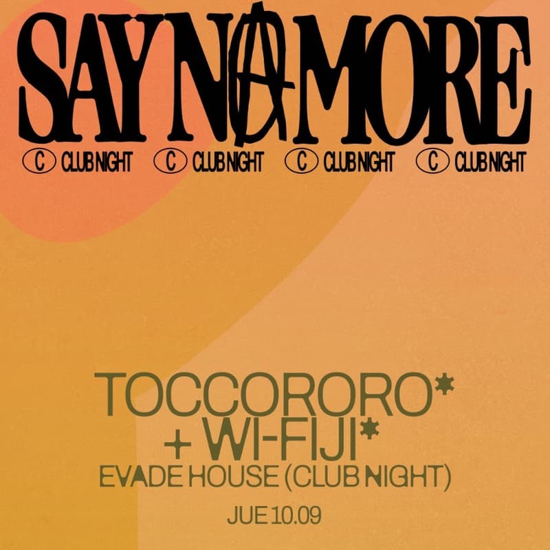 Cover Image for Evade House meets Club Night X Say No More
