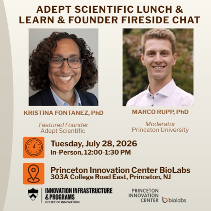 Cover Image for Adept Scientific Lunch & Learn & Founder Fireside Chat