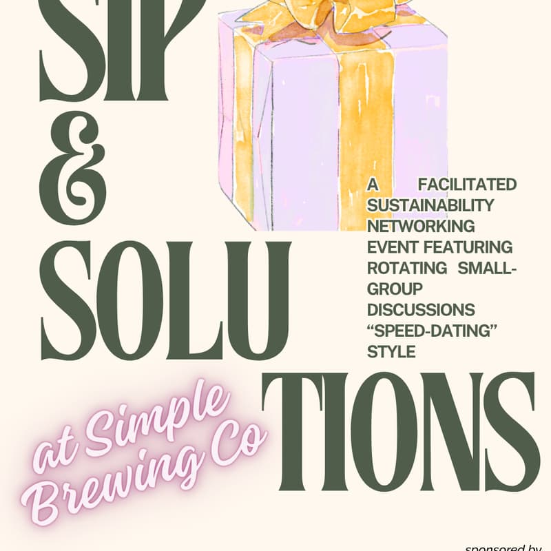 Cover Image for Sip & Solutions: Conscious Holidays Edition + Gift Exchange