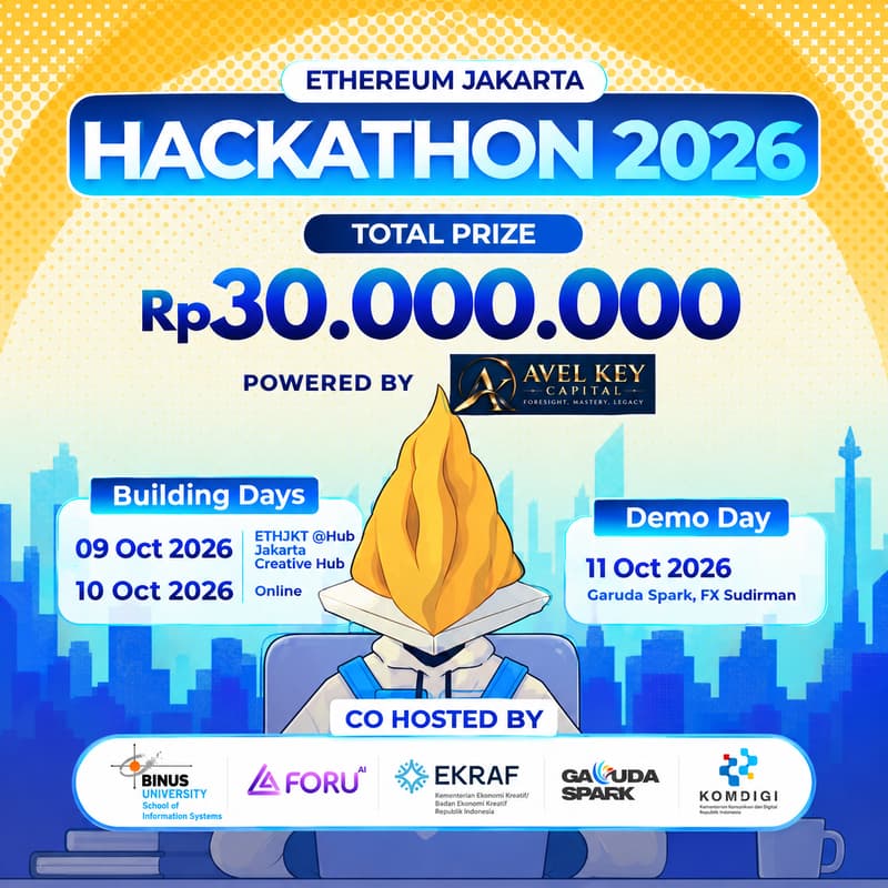 Cover Image for Ethereum Jakarta Hackathon 2026