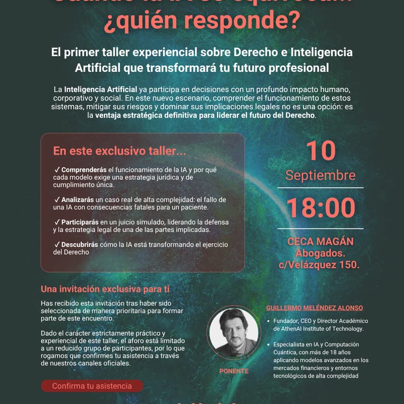 Cover Image for Cuando la IA se equivoca ¿Quién responde?