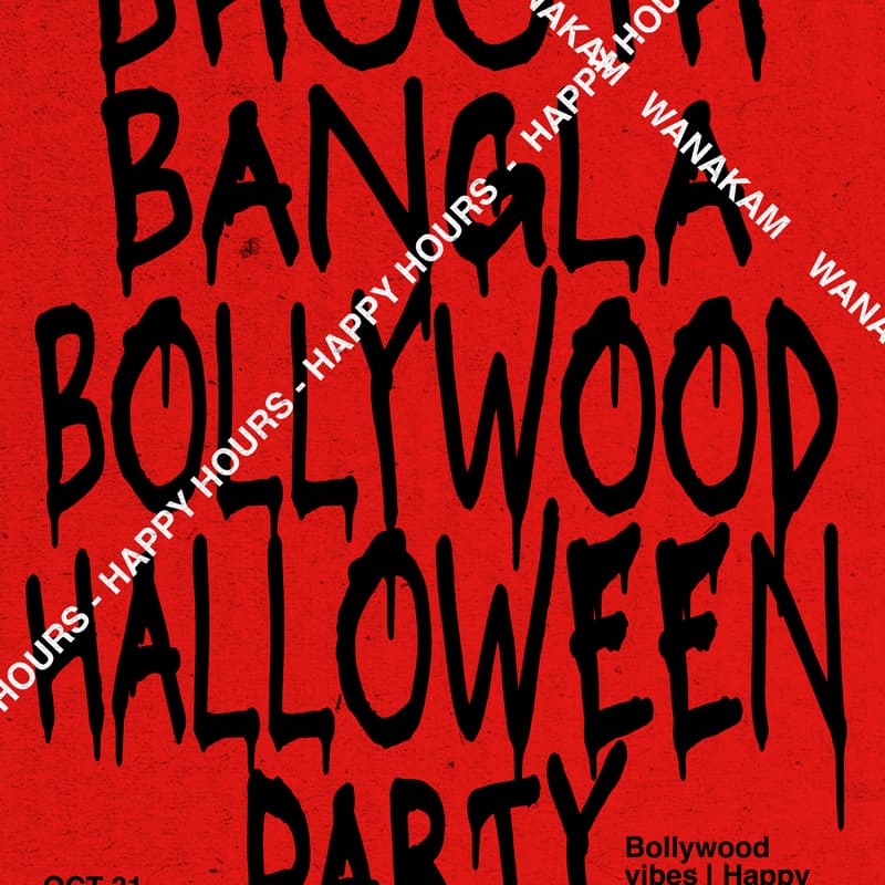 Cover Image for Last Minute Bollywood Halloween Party (+HAPPY HOUR) 👻🎃
