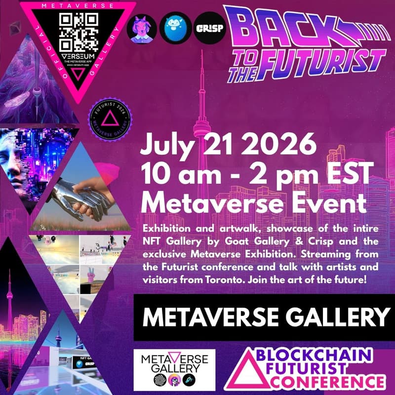 Cover Image for Futurist Metaverse Gallery Opening Event