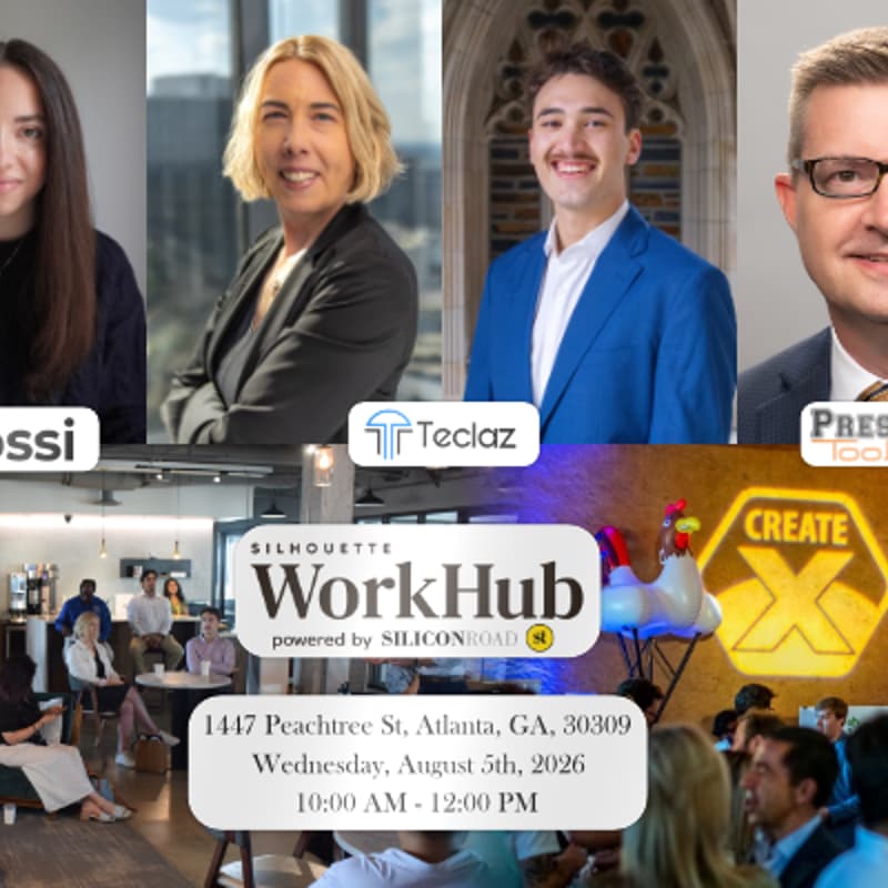 Cover Image for Silhouette WorkHub StartUps & Investors Morning Meetup Powered by Silicon Road Ventures Special Edition: Georgia Tech CREATE-X Launch
