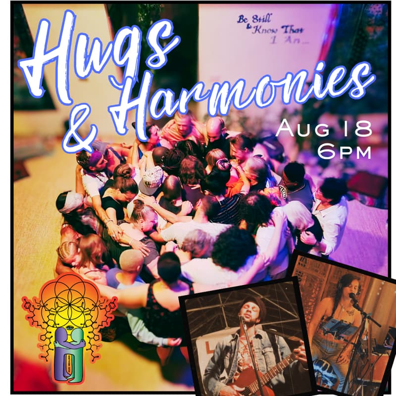 Cover Image for Hugs & Harmonies: An evening of hug healing and medicine music