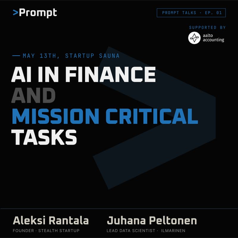 Cover Image for Prompt Talks: AI in Finance and Mission Critical Tasks