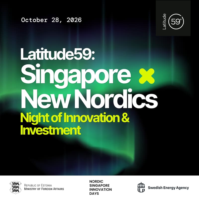 Cover Image for Latitude59: Singapore x New Nordics Night of Innovation & Investment