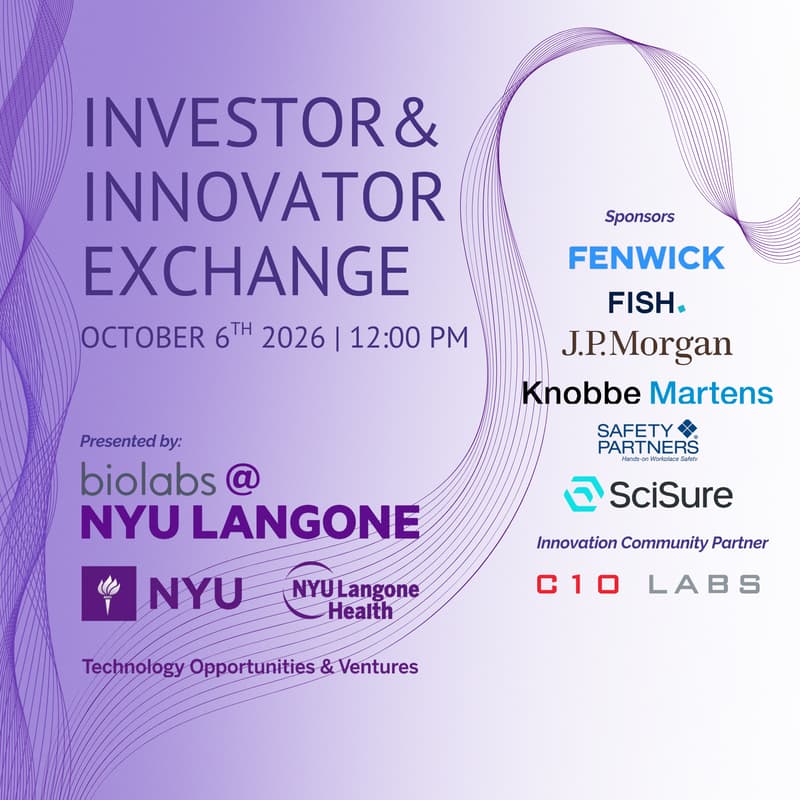 Cover Image for Biolabs@NYU Langone Investor & Innovator Exchange (IXI)
