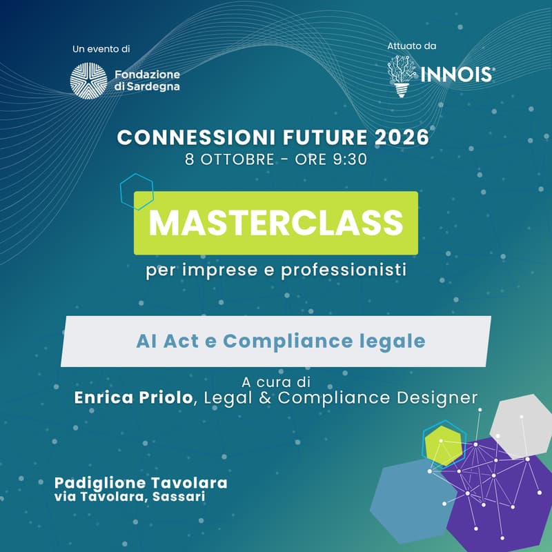 Cover Image for Masterclass "AI Act e compliance legale"