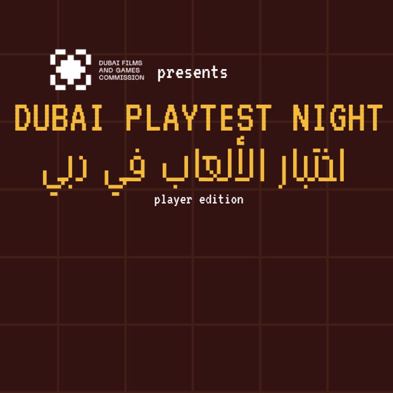 Cover Image for Dubai Games Commission: Dubai Playtest Night: Players Sign-Up
