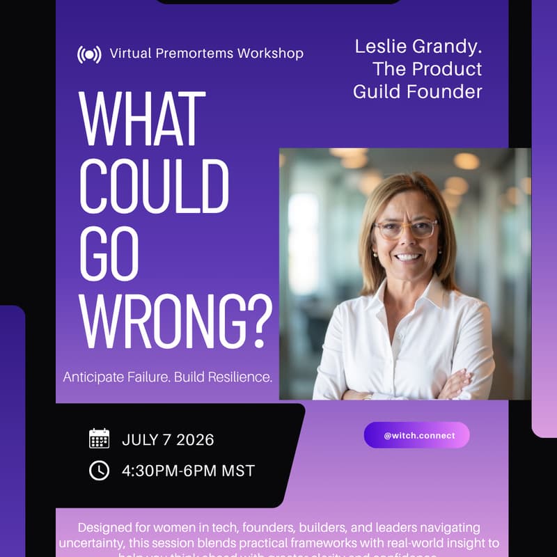 Cover Image for What Could Go Wrong? (AI & Product Focused - Virtual Workshop)