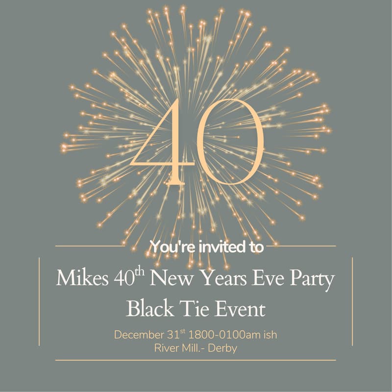 Cover Image for Mikes 40th Birthday