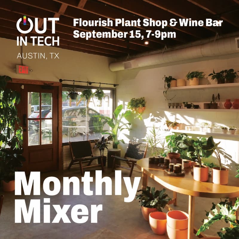 Cover Image for Out in Tech Austin: September Mixer