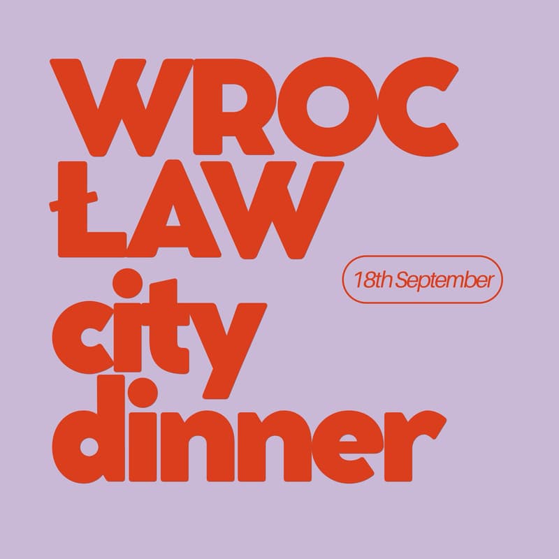 Cover Image for City Dinner | A Taste of Wrocław | Pierogi Social Club x Polish Tourism Organization | 18.09
