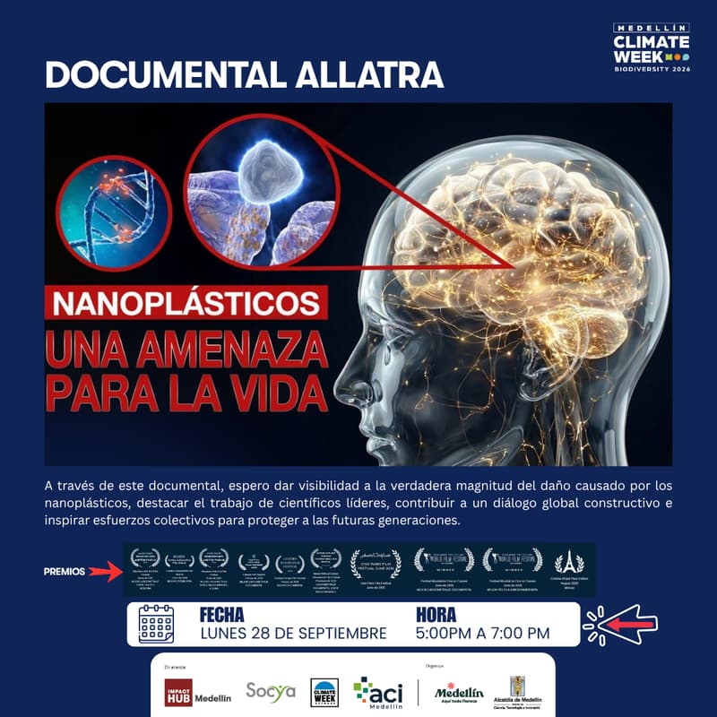 Cover Image for CINE -FORO. Documental: "Nanoplásticos. Una Amenaza Para la Vida"