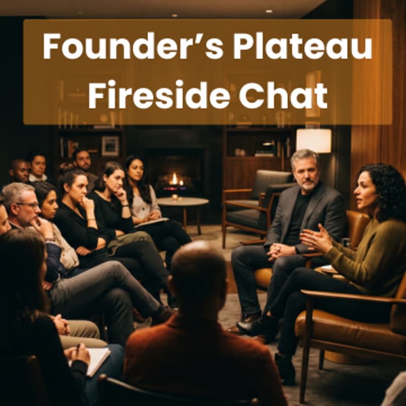 Cover Image for The Founder's Plateau: An Executive Fireside Chat | Cupertino, CA